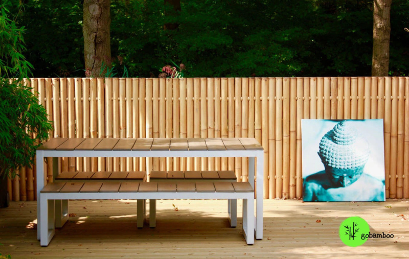 inspirace bambusový plot